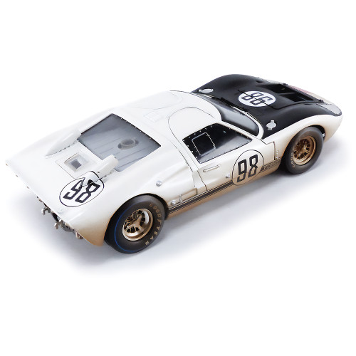 1966 Ford GT40 #98 Daytona 24 Hours - After Race 1:18 Scale Diecast Model Car by Shelby Collectibles Alt Image 1