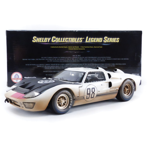 1966 Ford GT40 #98 Daytona 24 Hours - After Race 1:18 Scale Diecast Model Car by Shelby Collectibles Alt Image 6