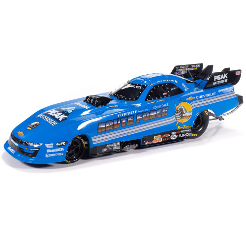 2025 Jack Beckman Brute Tribute Chevy Camaro Funny Car 1:24 Scale Diecast Model Car by Auto World Main Image