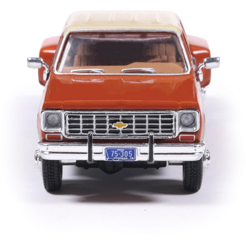 1975 Chevrolet K30 Crew Dab Dually - Grecian Bronze and Santa Fe Tan Deluxe Two-Tone 1:64 Scale Diecast Model Car by IXO Models Alt Image 5