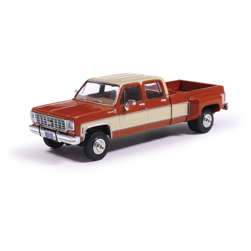 1975 Chevrolet K30 Crew Dab Dually - Grecian Bronze and Santa Fe Tan Deluxe Two-Tone Main Image