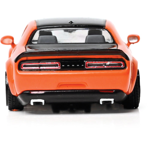 2019 Dodge Challenger SRT Hellcat - Go Mango 1:64 Scale  by IXO Models Alt Image 6