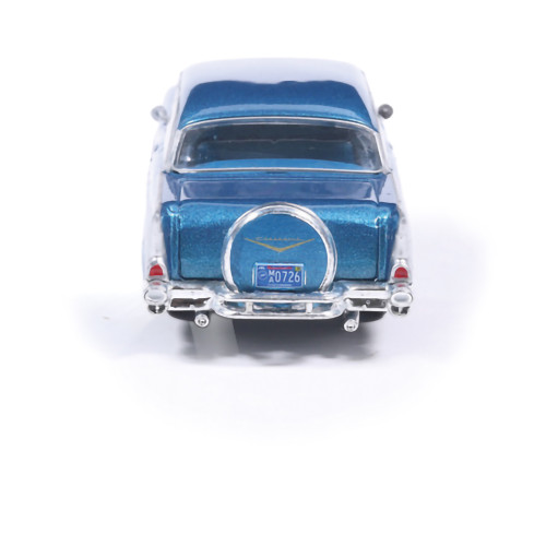 1957 Chevrolet Bel Air Sedan with Continental Kit - Harbor Blue Alt Image 6