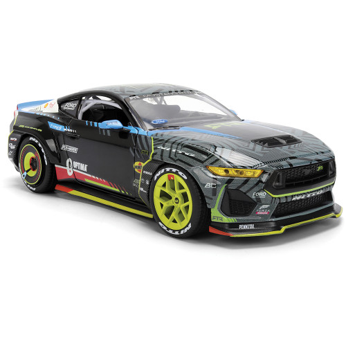 2025 Ford Mustang RTR w/Lights - Vaughn Gittin Jr. 1:24 Scale Diecast Model Car by Jada Toys Alt Image 5