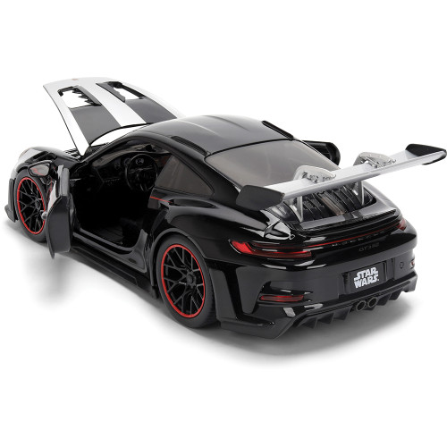 Porsche 911 GT3 RS w/DARTH VADER Figure 1:24 Scale Diecast Model Car by Jada Toys Alt Image 2