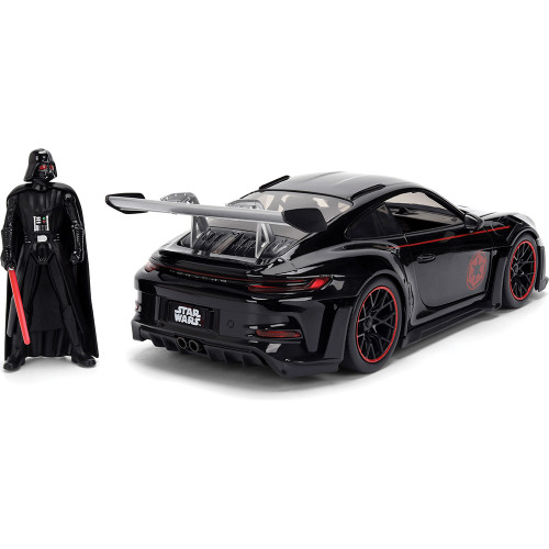 Porsche 911 GT3 RS w/DARTH VADER Figure 1:24 Scale Diecast Model Car by Jada Toys Alt Image 5