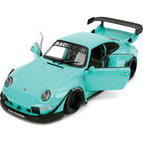 Porsche RWB Kei Sishi - Green 1:18 Scale Diecast Model Car by Pink Slips Alt Image 2