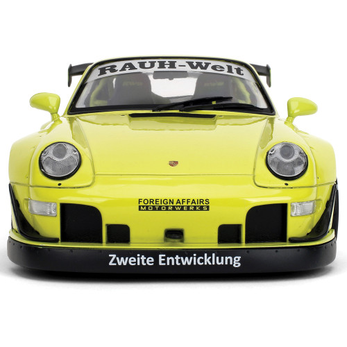 Porsche RWB Genki Yellow Diecast Model Car | Pink Slips