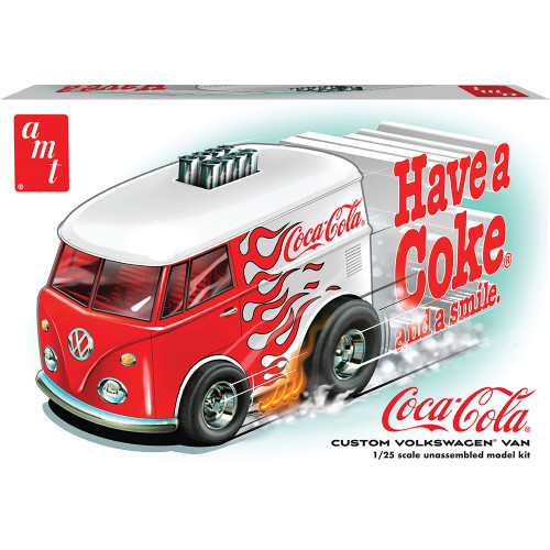 Volkswagen Van Show Rod Coca-Cola 1:25 Scale Plastic Model Kit by AMT Main Image