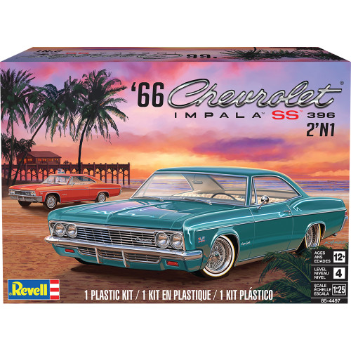 1966 Chevy Impala SS - Plastic Model Kit Main Image