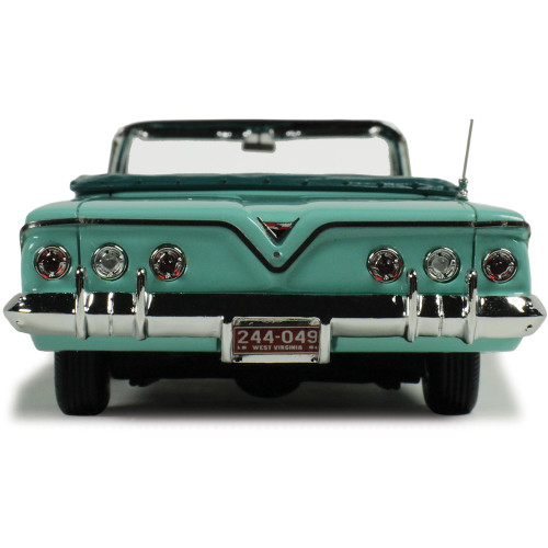 1961 Chevrolet Impala Convertible - Green 1:43 Scale Cast Resin Model Car by Goldvarg Collection Alt Image 4