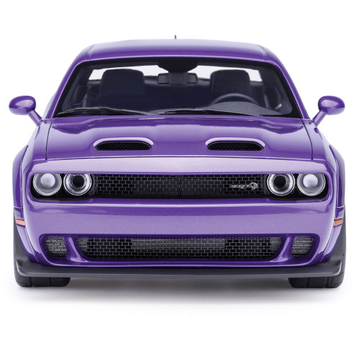 2023 Dodge Challenger SRT Super Stock - Plum Crazy 1:18 Scale Diecast & Composite Model Car by AutoArt Alt Image 4