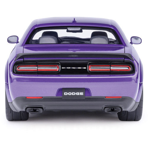 2023 Dodge Challenger SRT Super Stock - Plum Crazy 1:18 Scale Diecast & Composite Model Car by AutoArt Alt Image 5