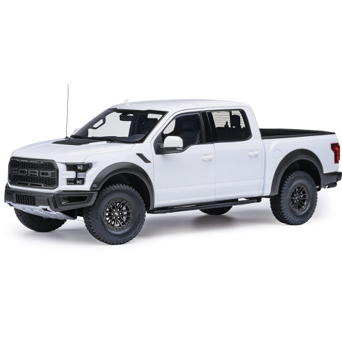 2019 Ford F-150 Raptor Supercrew - Oxford White 1:18 Scale Diecast & Composite Model Truck by AutoArt Main Image