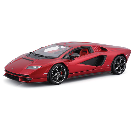 Lamborghini Countach LP! 800-4 - Red 1:24 Scale Diecast Model Car by Bburago Main Image