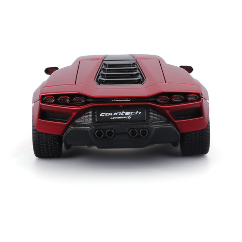 Lamborghini Countach LP! 800-4 - Red 1:24 Scale Diecast Model Car by Bburago Alt Image 4