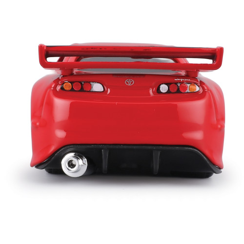 1995-97 Toyota Supra MK4 - Muscle Machines - Red 1:64 Scale Diecast Model Car by Muscle Machines Alt Image 4