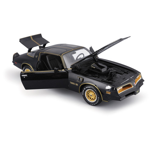1978 Pontiac Firebird Trans Am - Black 1:18 Scale Diecast Model Car by Maisto Alt Image 1