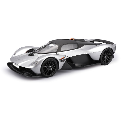 2022 Aston Martin Valkyrie - Silver 1:18 Scale Diecast Model Car by Maisto Main Image