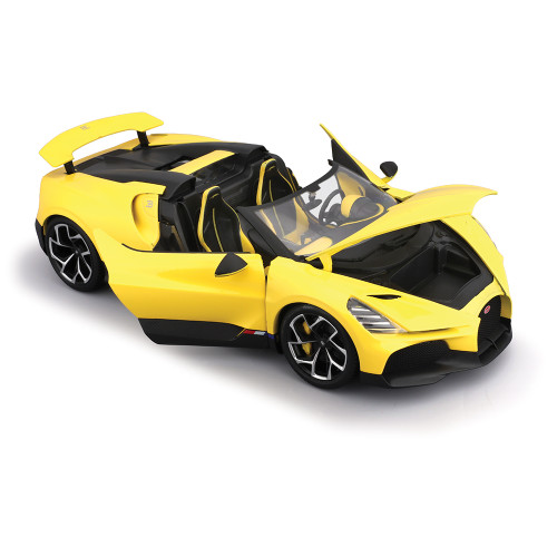 Bugatti Mistral - Yellow 1:18 Scale Diecast Model Car by Bburago Alt Image 2