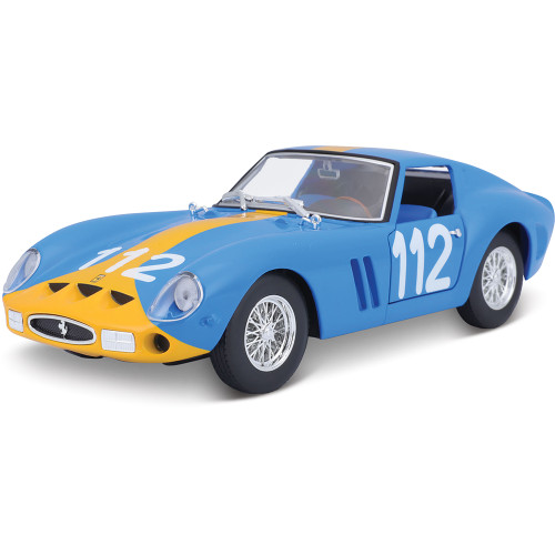 Ferrari 250 GTO Diecast Model Kit - Blue 1:24 Scale Diecast Model Kit by Bburago Main Image