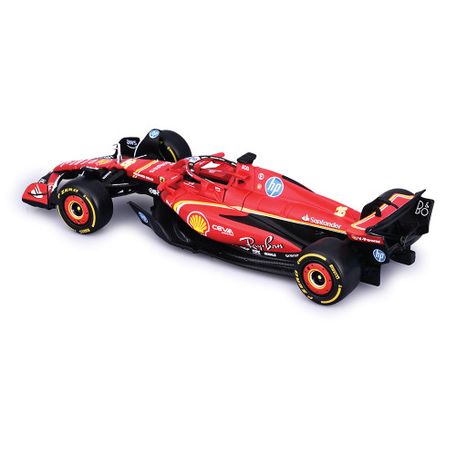 Ferrari Iveco Cab F1 Transporter & + 1 SFR SF23 F1 Car - Leclerc #16 1:43 Scale Diecast Replica Model by Bburago Alt Image 3