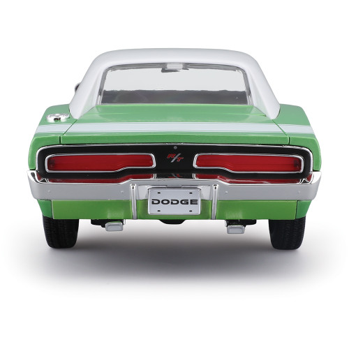 1969 Dodge Charger R/T - Green 1:18 Scale Diecast Model Car by Maisto Alt Image 4
