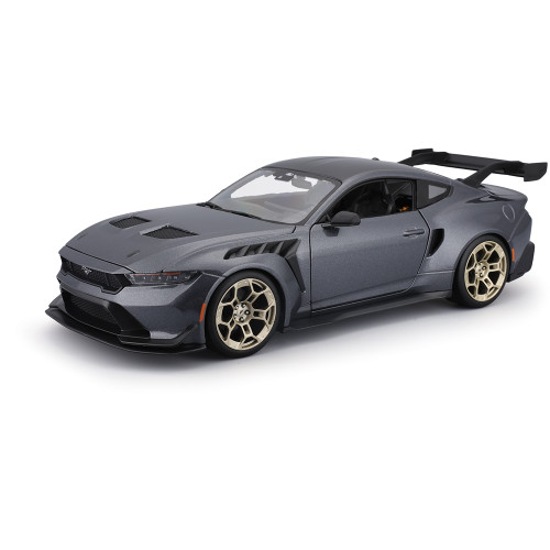 2025 Ford Mustang GTD - Gray 1:18 Scale Diecast Model Car by Maisto Main Image