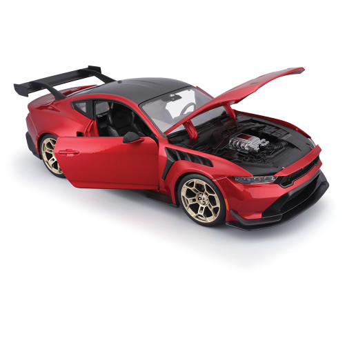 2025 Ford Mustang GTD - Red 1:18 Scale Diecast Model Car by Maisto Alt Image 1