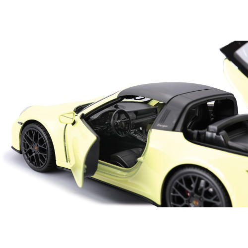 2025 Porsche 911 Carrera GTS (Hybrid) - Yellow 1:18 Scale Diecast Model Car by Maisto Alt Image 6