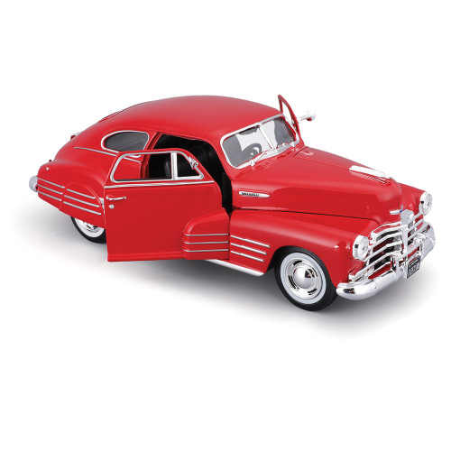 1948 Chevrolet Fleetline Aerosedan - Red 1:24 Scale Diecast Model Car by Maisto Alt Image 1