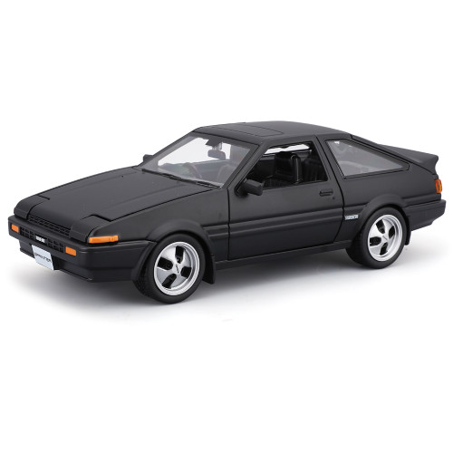 Toyota Corolla (Sprinter Trueno) AE86 - Black 1:24 Scale Diecast Model Truck by Maisto Main Image