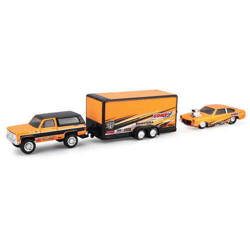 1979 K5 Blazer & 1971 Chevy Vega with Trailer 1:64 Scale  by Maisto Main Image