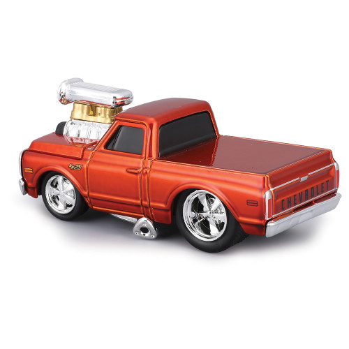 1972 Chevy C-10 - Orange - Muscle Machines 25th Alt Image 2
