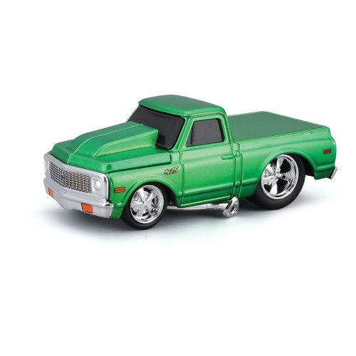 1972 Chevy C-10 - Green - Muscle Machines 25th 1:64 Scale  by Muscle Machines Main Image
