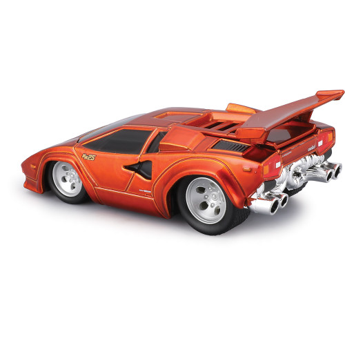 Lamborghini Countach - Orange - Muscle Machines 25th 1:64 Scale  by Muscle Machines Alt Image 2