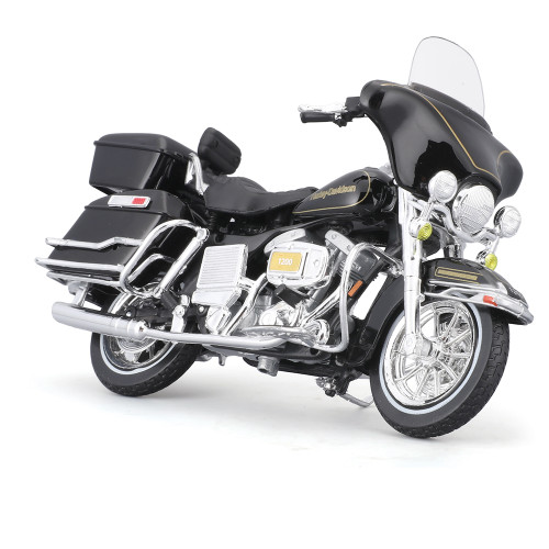 Harley-Davidson Duo 1977 FXS Low Rider + 1978 Electra Glide 1:18 Scale Diecast Model Motorcycle by Maisto Alt Image 3