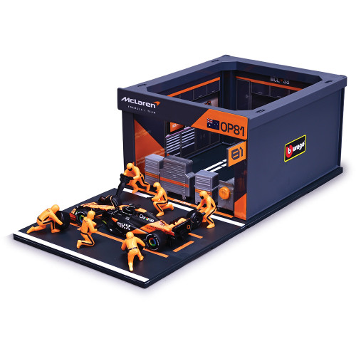 2024 McLaren F1MCL38 Pit Pass - Piastri #81 1:43 Scale Diecast Model Car by Bburago Main Image