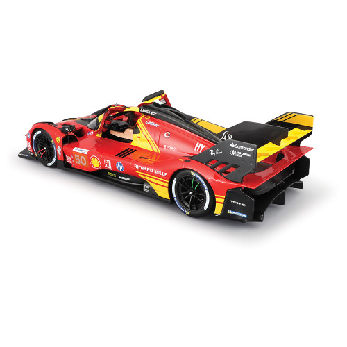 2024 Ferrari 499P 24HLM Le Mans Champion 1:18 Scale Diecast Model Car by Bburago Alt Image 1
