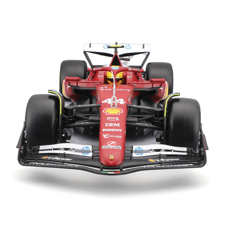 2025 Ferrari Season Car - #44 Hamilton 1:18 Scale Diecast Model Car by Bburago Alt Image 3