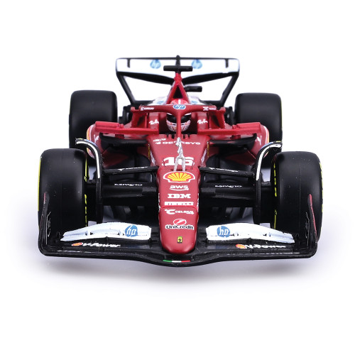 2025 Ferrari F1 Season Car w/ helmet - Leclerc #16 1:43 Scale Diecast Model Car by Bburago Alt Image 3