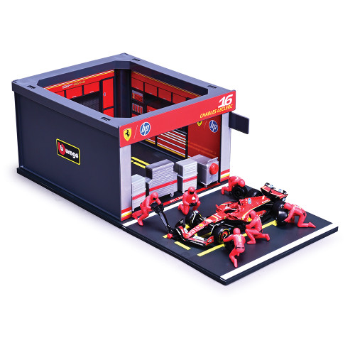 2024 Ferrari F1 SF-24 Pit Pass - Leclerc #16 1:43 Scale Diecast Model Car by Bburago Alt Image 1