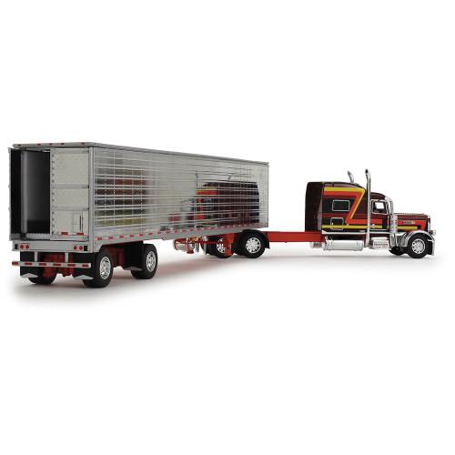 Peterbilt Model 389 Hurricane Express 70 Mid-Roof Sleeper & 53' Utility Trailer with Reefer 1:64 Scale Diecast Model Truck by Diecast Promotions Alt Image 1