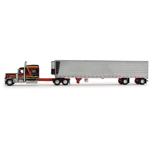 Peterbilt Model 389 Hurricane Express 70 Mid-Roof Sleeper & 53' Utility Trailer with Reefer 1:64 Scale Diecast Model Truck by Diecast Promotions Alt Image 2