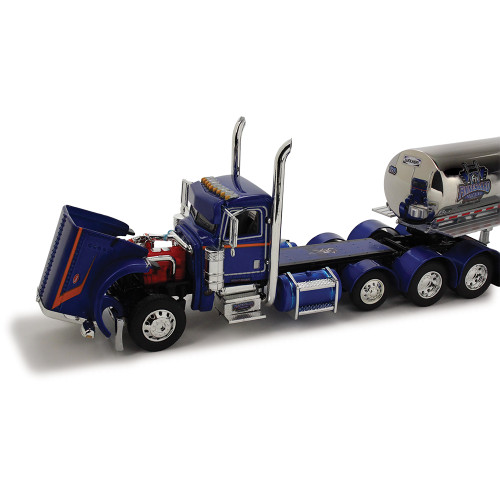 Peterbilt Model 389 Finnesgard Tri-Axle Day Cab & Walker Food Grade Tank Trailer Alt Image 3