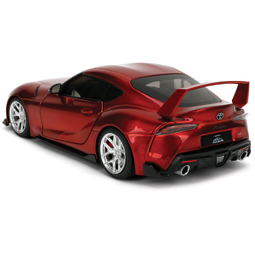 Toyota GR Supra W6 - Pink Slips Candy Red 1:18 Scale Diecast Model Car by Pink Slips Alt Image 4