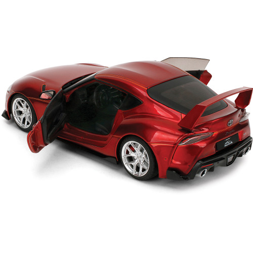 Toyota GR Supra W6 - Pink Slips Candy Red 1:18 Scale Diecast Model Car by Pink Slips Alt Image 5