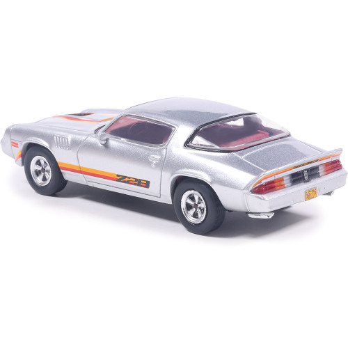 1979 Chevrolet Camaro Z28 - Silver with Orange Stripes 1:64 Scale Diecast Model Car by IXO Models Alt Image 3