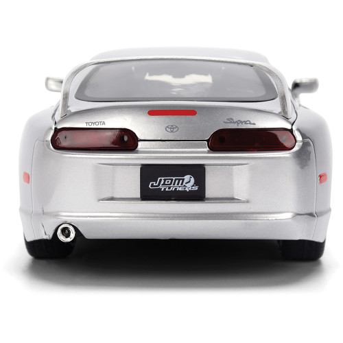 1995 Toyota Supra - Silver 1:24 Scale Diecast Model Car by Jada Toys Alt Image 8