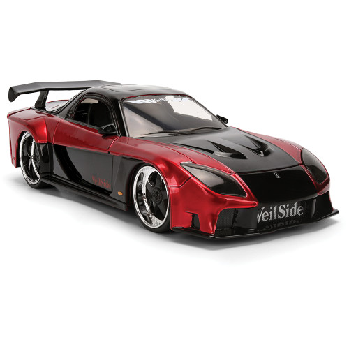1995 Mazda RX-7 Widebody - Red 1:24 Scale Diecast Model Car by Jada Toys Alt Image 3